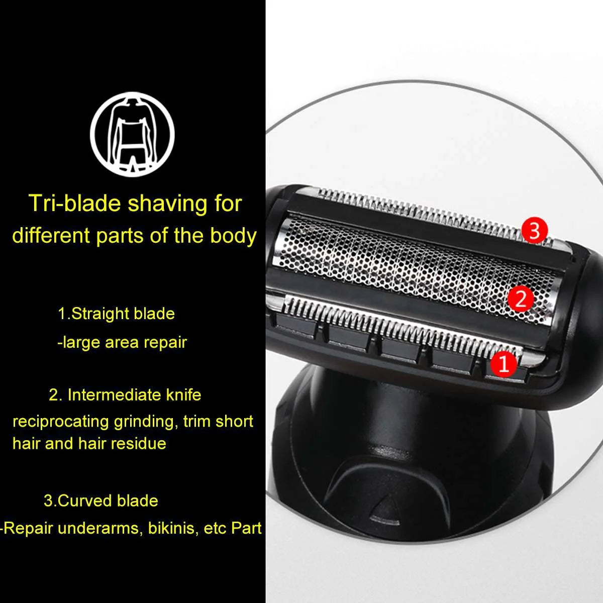 Kemei Professional Electric Hair Clipper trimmer and shaver Rechargeable 5in1 Full Care Men's Grooming Kit Muli-function Personal Trimmer KM-696