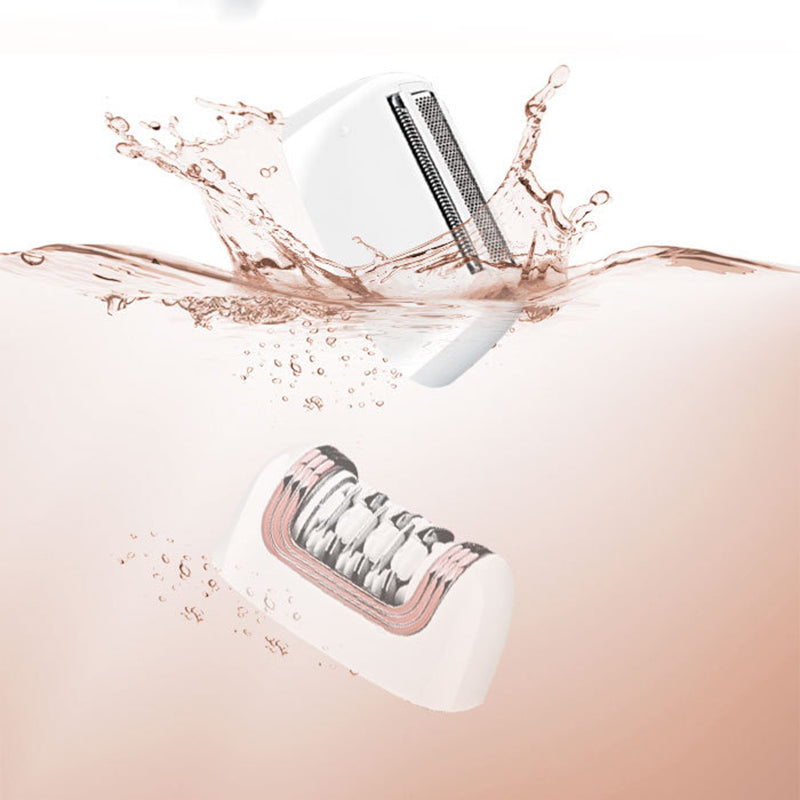 Kemei 3 in1 Women Epilator Electric Shaver Face Hair Removal Bikini Underarm Leg Body Hair Trimmer Foot Callus Remover