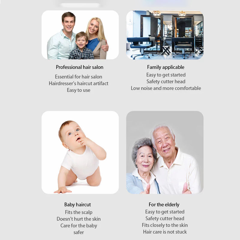 Kemei KM-PG809A Adjustable Powerful Hair Clipper Barber Electric Hair Trimmer Men Professional Cordless Hair Cutting Machine