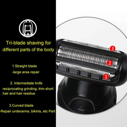 Kemei Professional Electric Hair Clipper trimmer and shaver Rechargeable 5in1 Full Care Men's Grooming Kit Muli-function Personal Trimmer KM-696