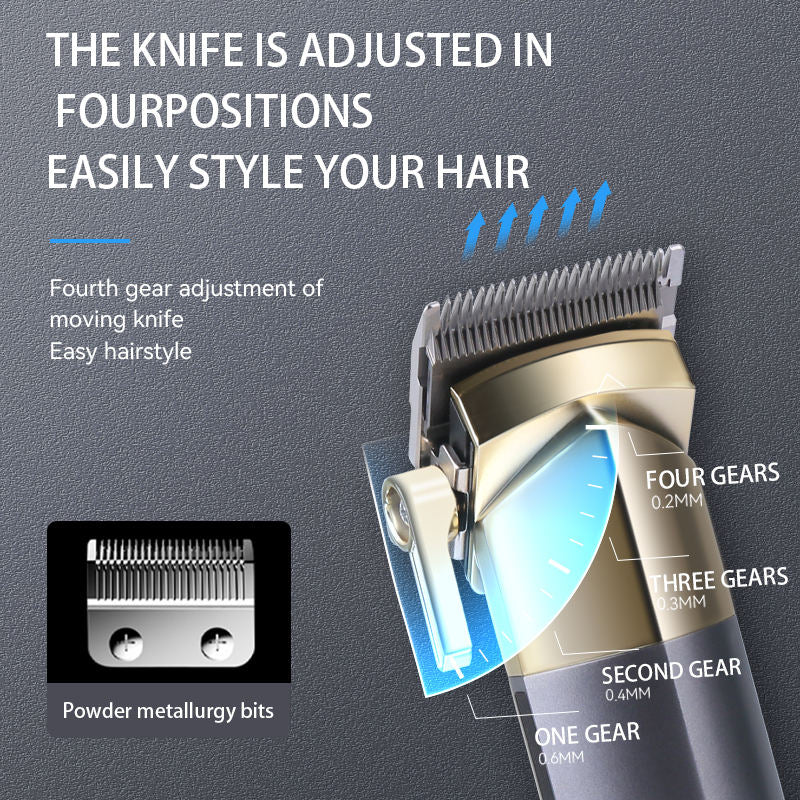 Kemei km-5081 Cordless Electric Hair Clipper Aluminum Men Adjustable B –  kemeitrimmer
