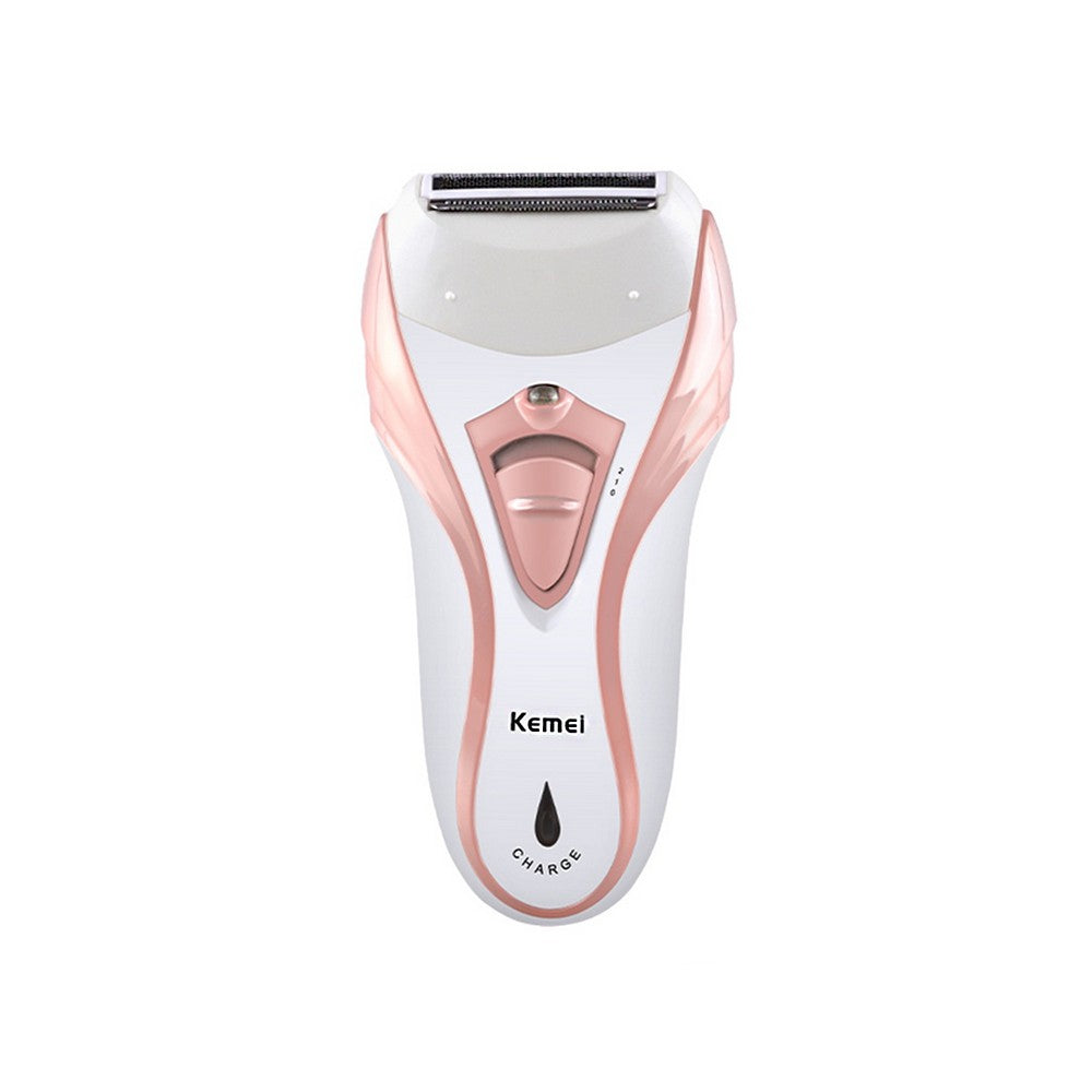 Kemei KM-3010 Rechargeable Electric Epilator 3 in 1 Woman Shaver Hair Removal Trimmer Bikini Legs Body