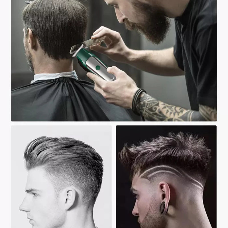 Kemei KM-5097 Professional Hair Clipper Cordless Electric Hair Trimmer 0mm Precision Bald