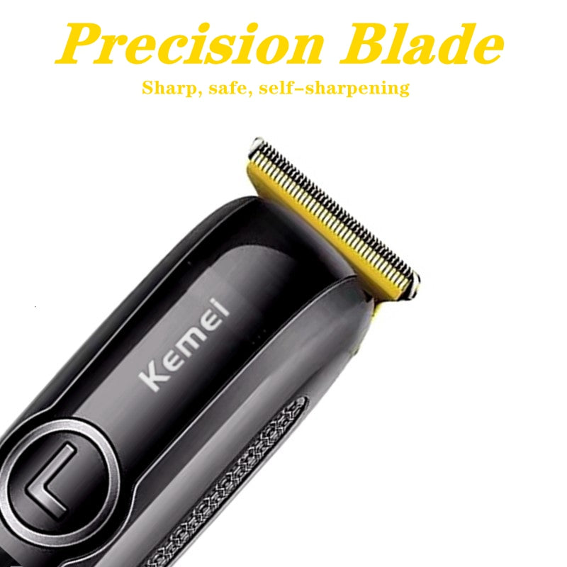 Kemei KM-5072 Professional Hair Trimmer Men Electric Face Beard Body Hair Clipper Rechargeable Mustache Hair Cutting Machine
