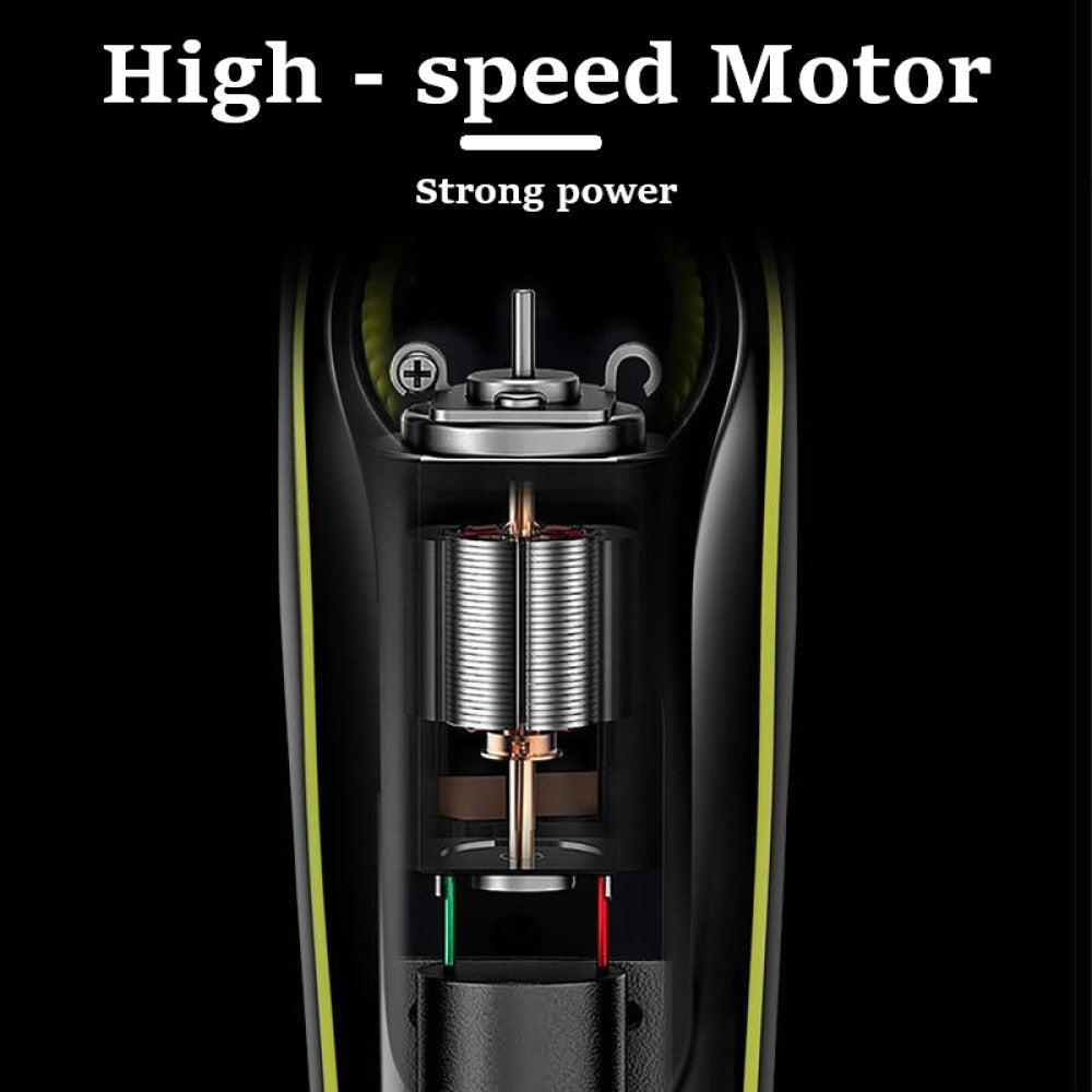 Kemei KM-696 5 in 1 LCD Household Hair Trimmer Electric Hair Clippers Multifunctional USB Rechargeable Nose Hair Cutting Machine