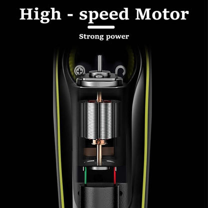 Kemei KM-696 5 in 1 LCD Household Hair Trimmer Electric Hair Clippers Multifunctional USB Rechargeable Nose Hair Cutting Machine