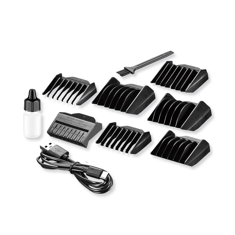 KEMEI KM-2481 Professional cordless household Stainless Steel hair trimmer clipper