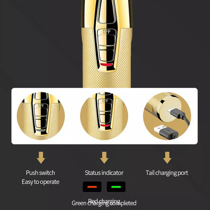 Kemei KM-5093 Hair Clipper Professional Finish Hair Cutting Machine Beard Trimmer 0mm Skin Cutting Electric Cutter Rechargeable