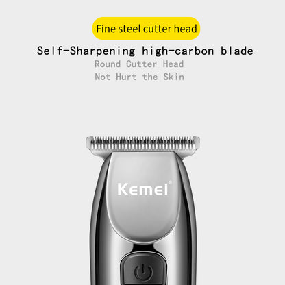 Kemei KM-929 LCD Electric Hair Clipper Shaver Beard Professional Barber 0mm Rechargeable 3-Speed Adjustment