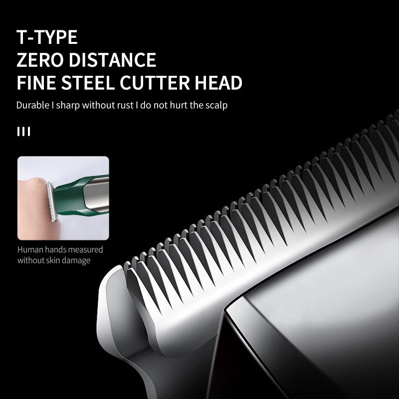 Kemei KM-5097 Professional Hair Clipper Cordless Electric Hair Trimmer 0mm Precision Bald